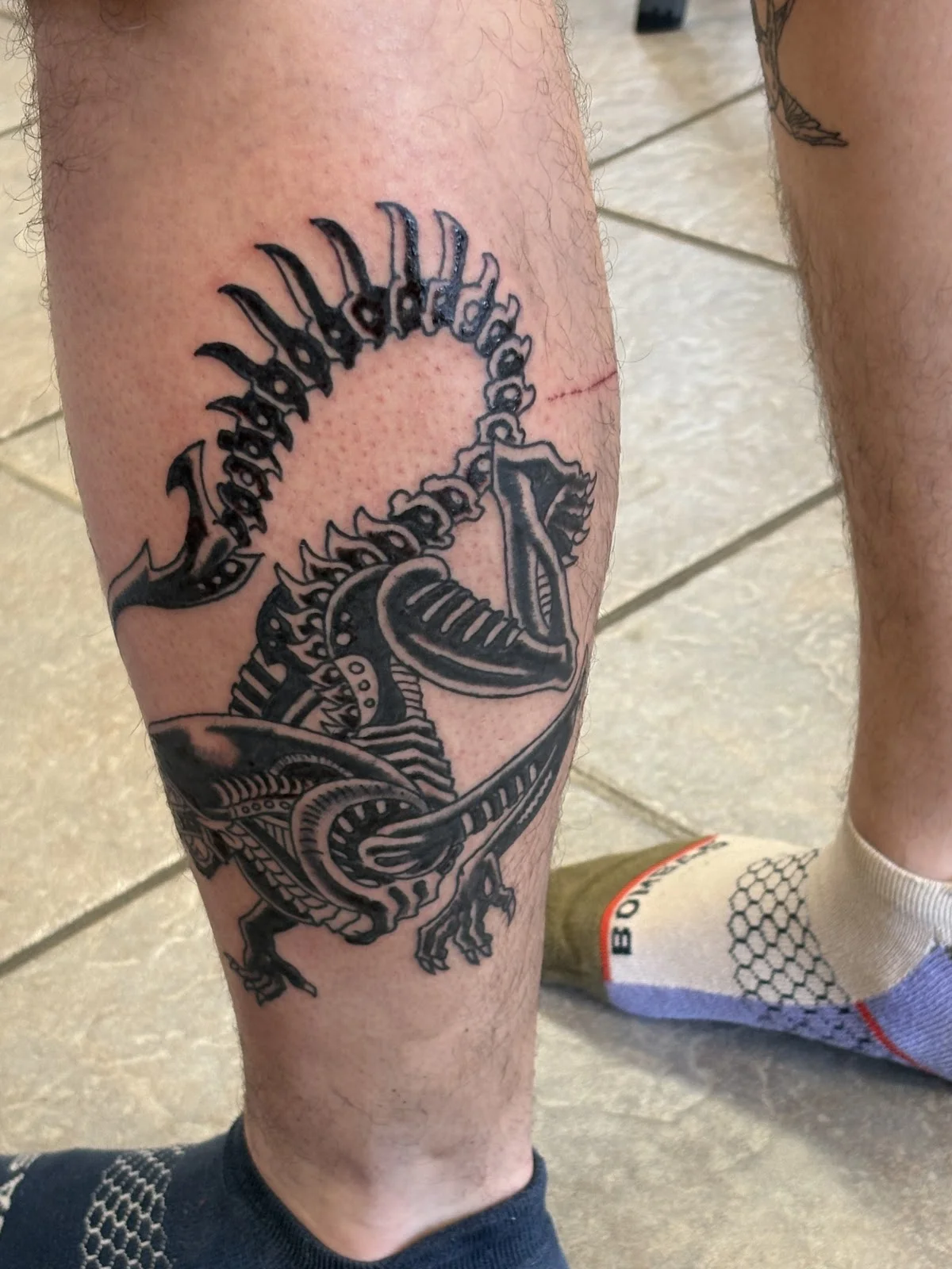 Chrome Dragon Tattoo photo