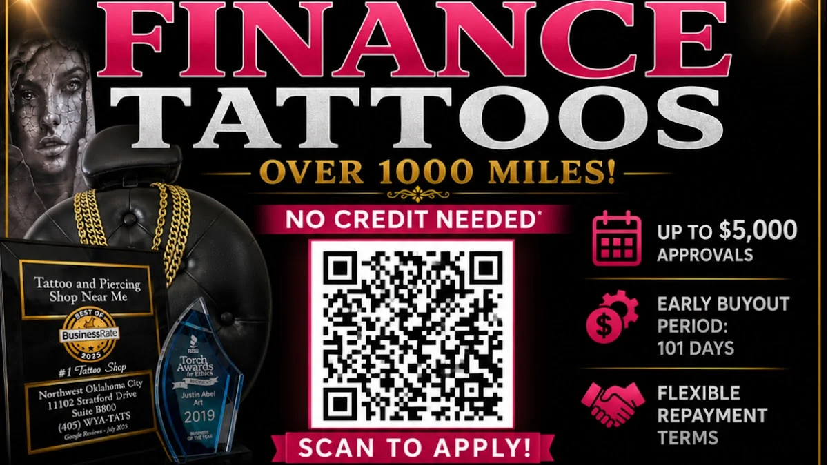 Tattoos and Piercings Near Me tattoo shop in Oklahoma City, OK