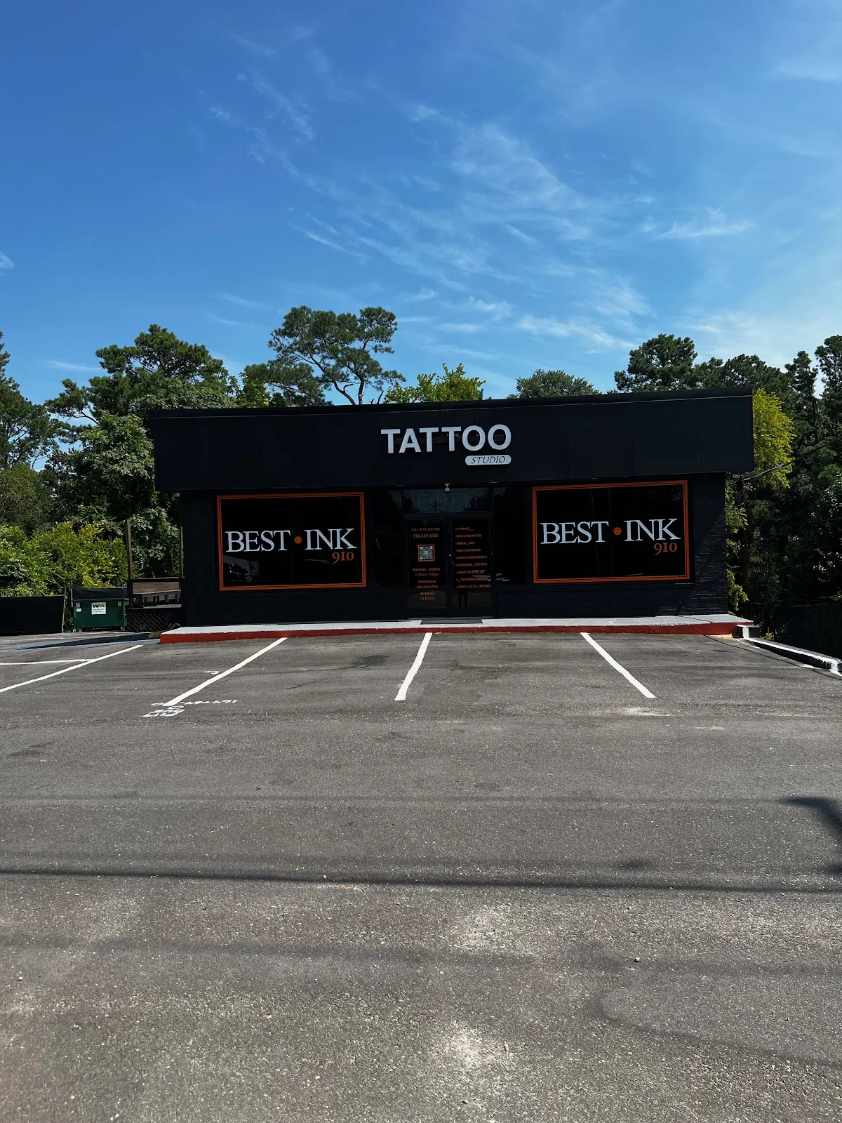 Best ink 910 tattoo shop in Fayetteville, NC