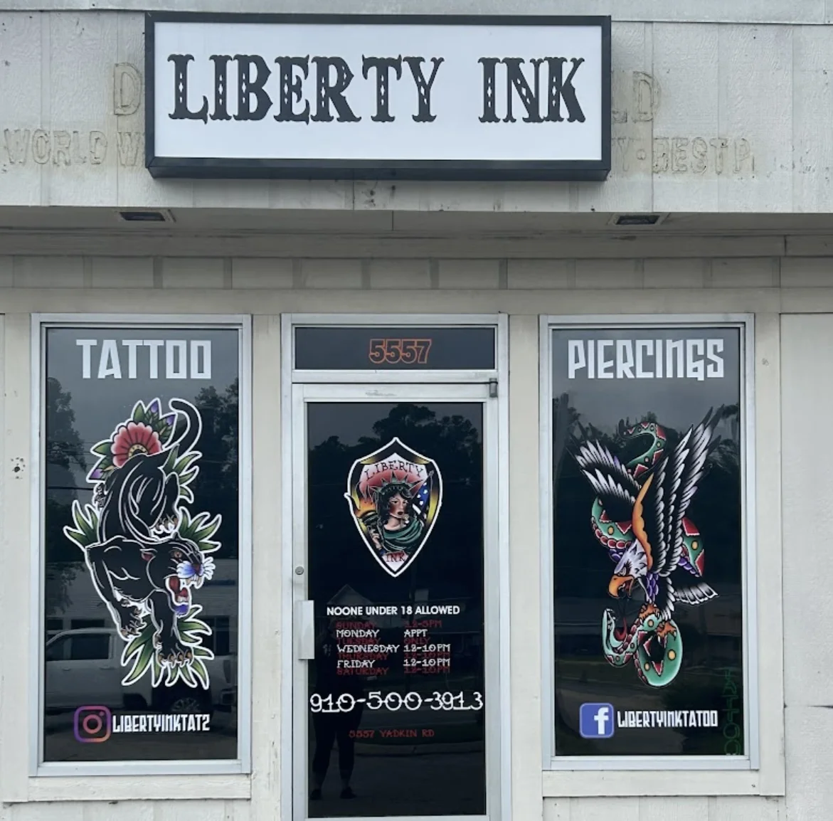 Liberty Ink Tattoos tattoo shop in Fayetteville, NC