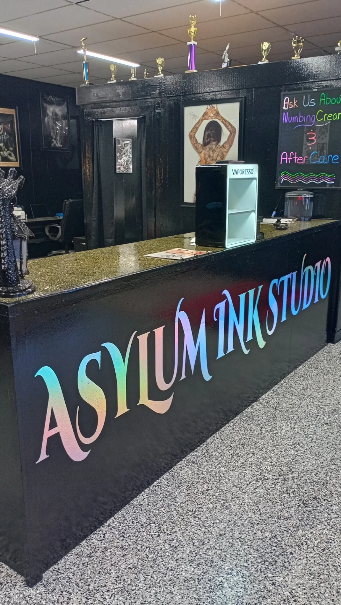 Asylum Ink Tattoo & Piercing Studio tattoo shop in Fayetteville, NC