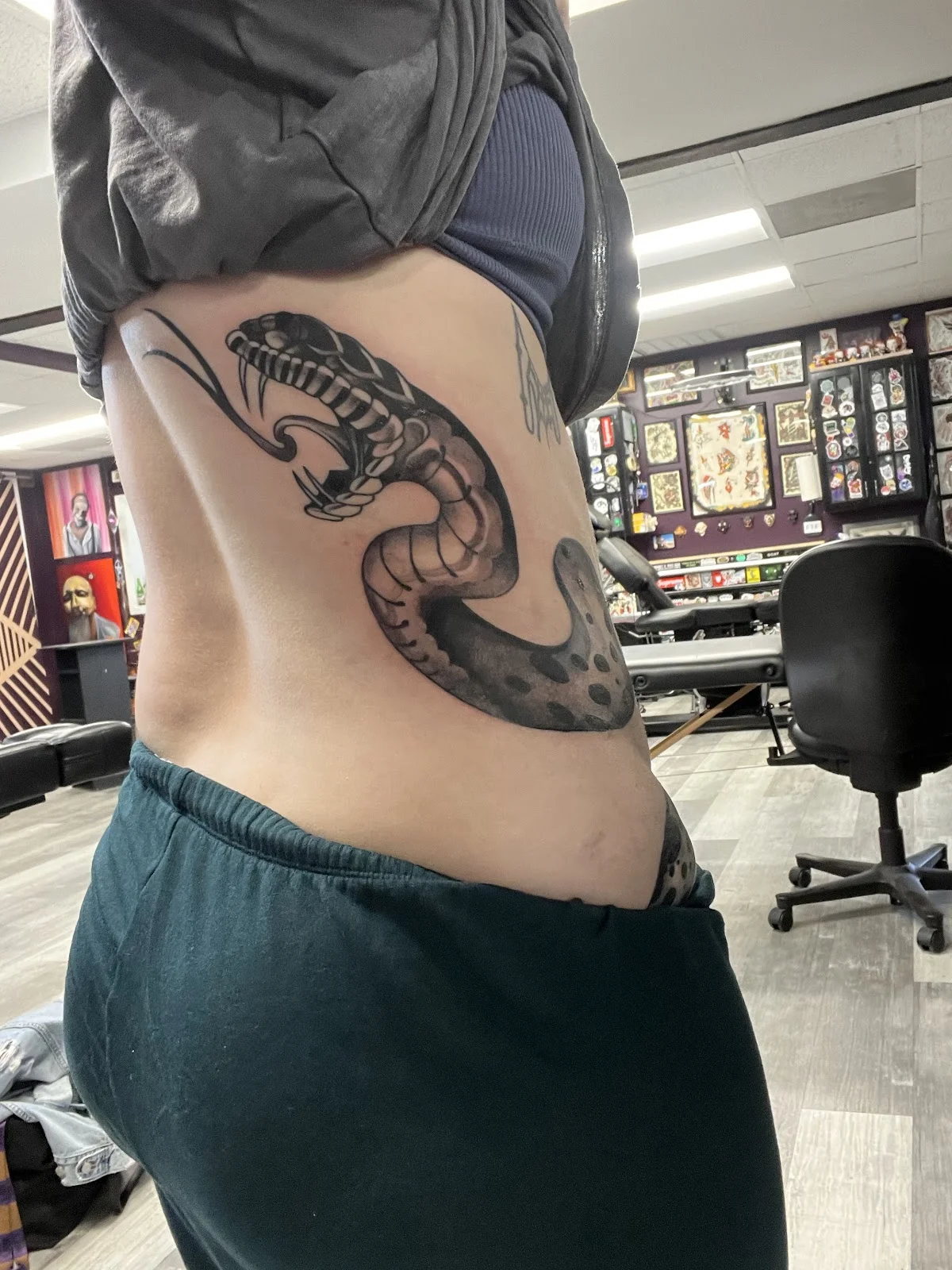 Golden Coils Tattoo photo