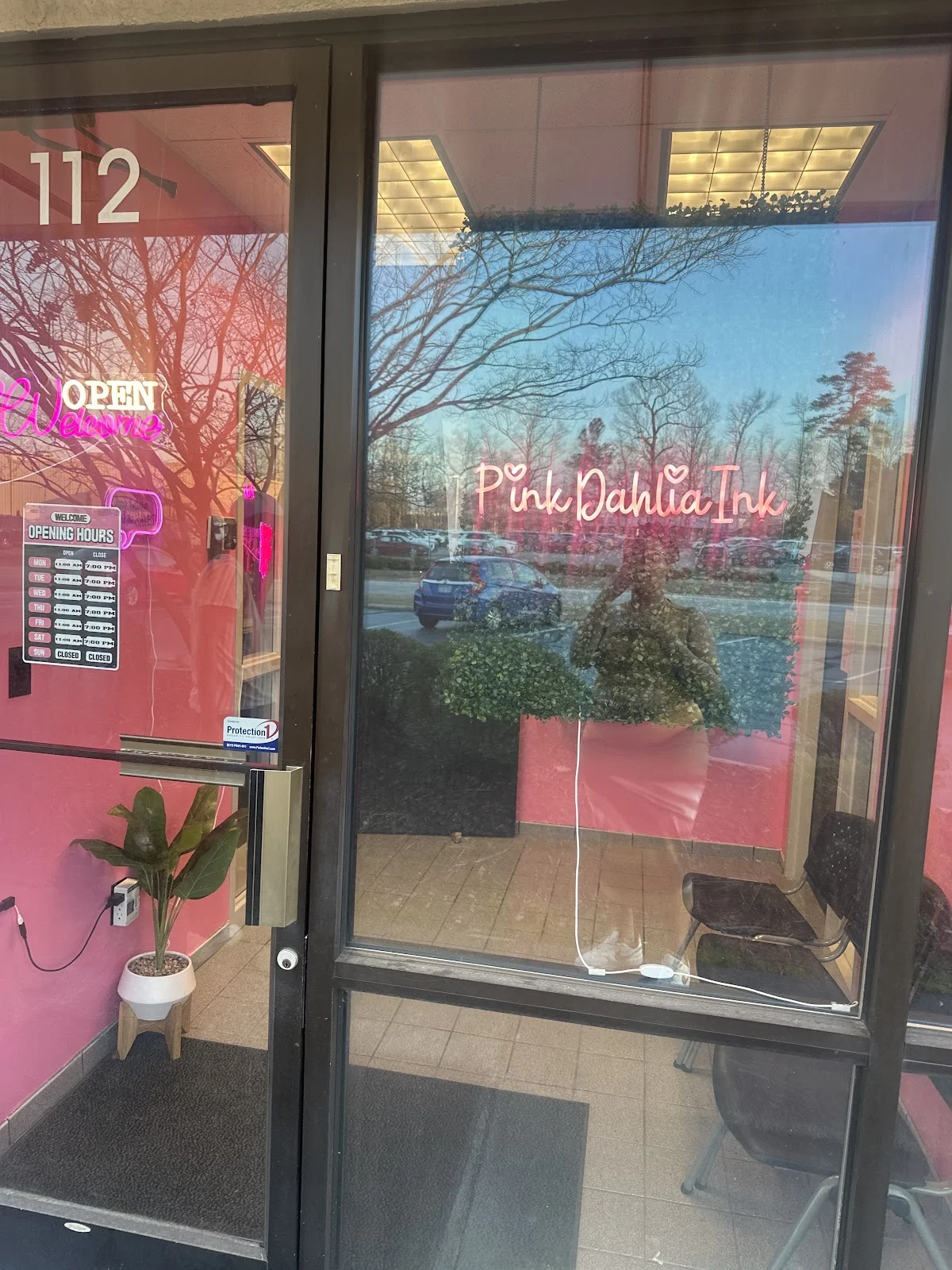 Pink Dahlia Ink tattoo shop in Fayetteville, NC
