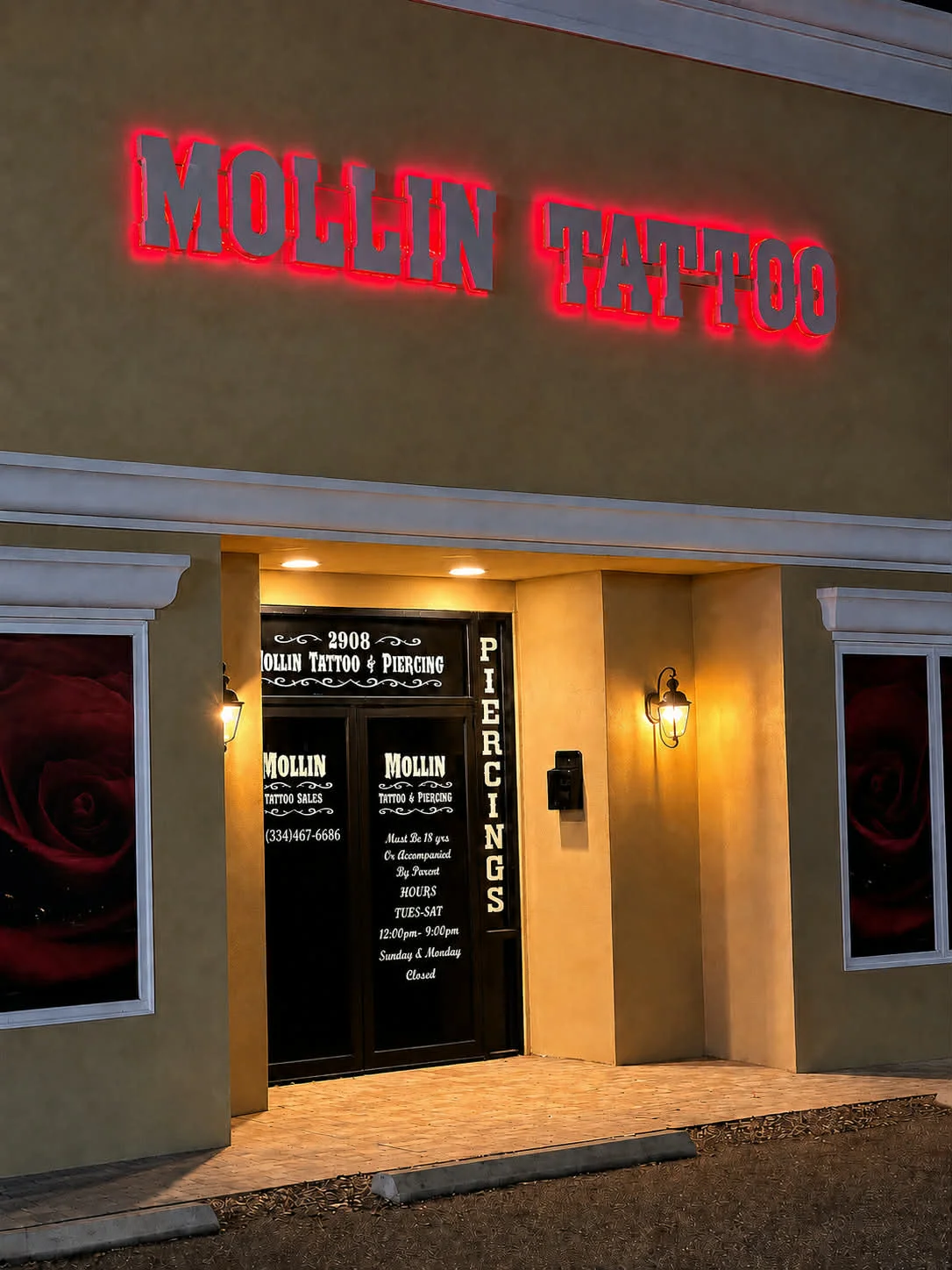 Mollin Tattoo tattoo shop in Montgomery, AL