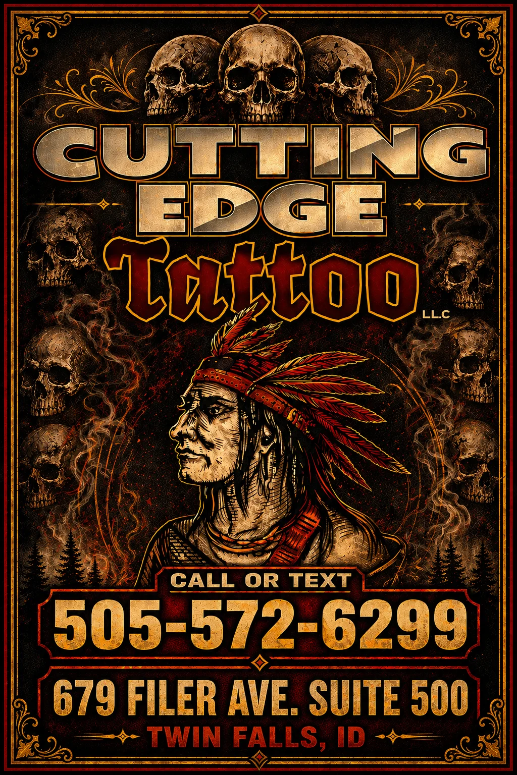 Cutting Edge Tattoo L.L.C tattoo shop in Twin Falls, ID