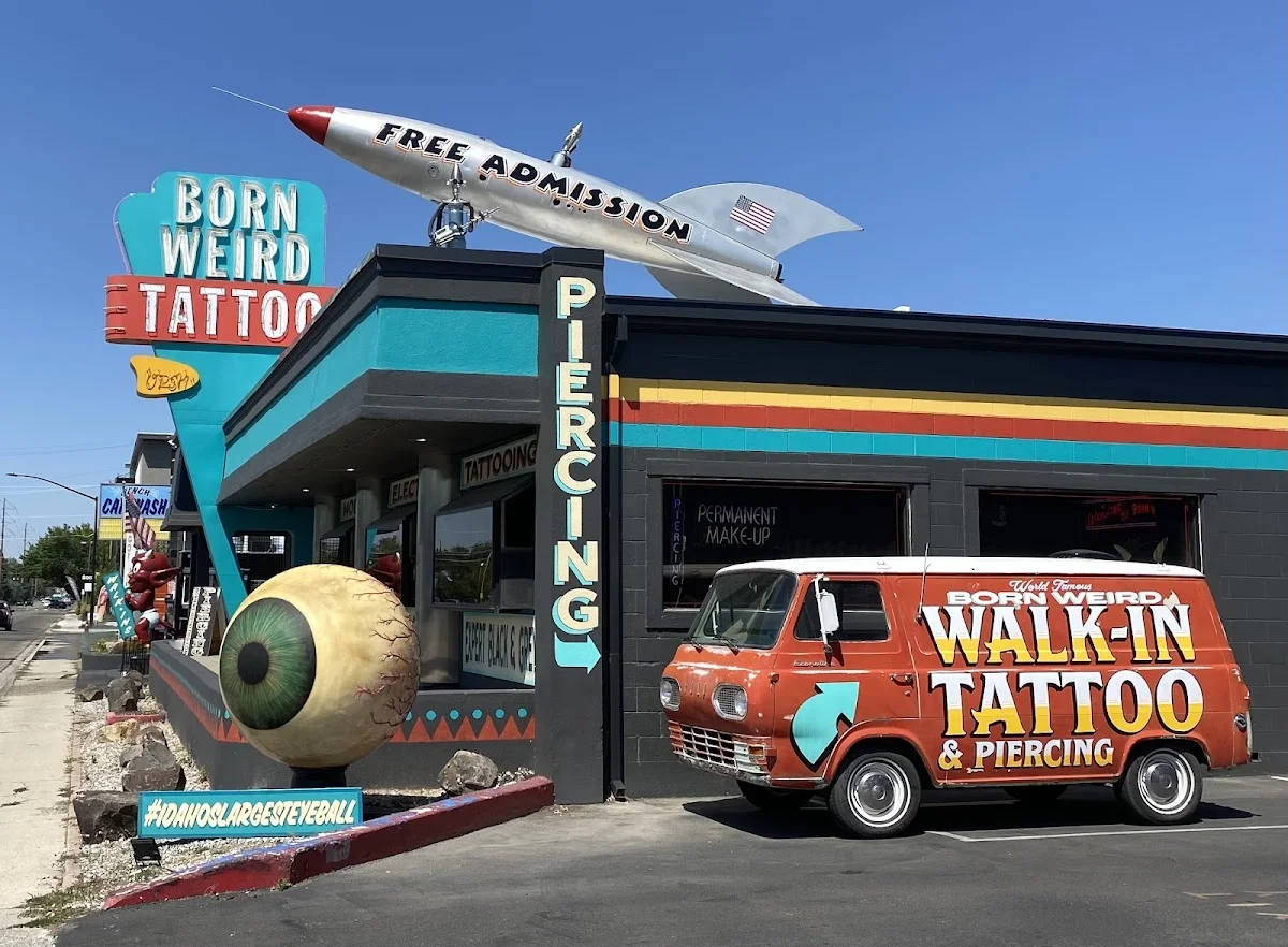 Born Weird Walk in Tattoo and Piercing tattoo shop in Boise, ID