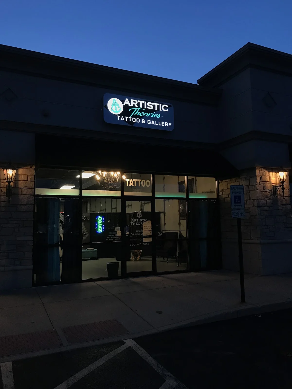 Artistic Theories Tattoo & Gallery tattoo shop in Aurora, IL