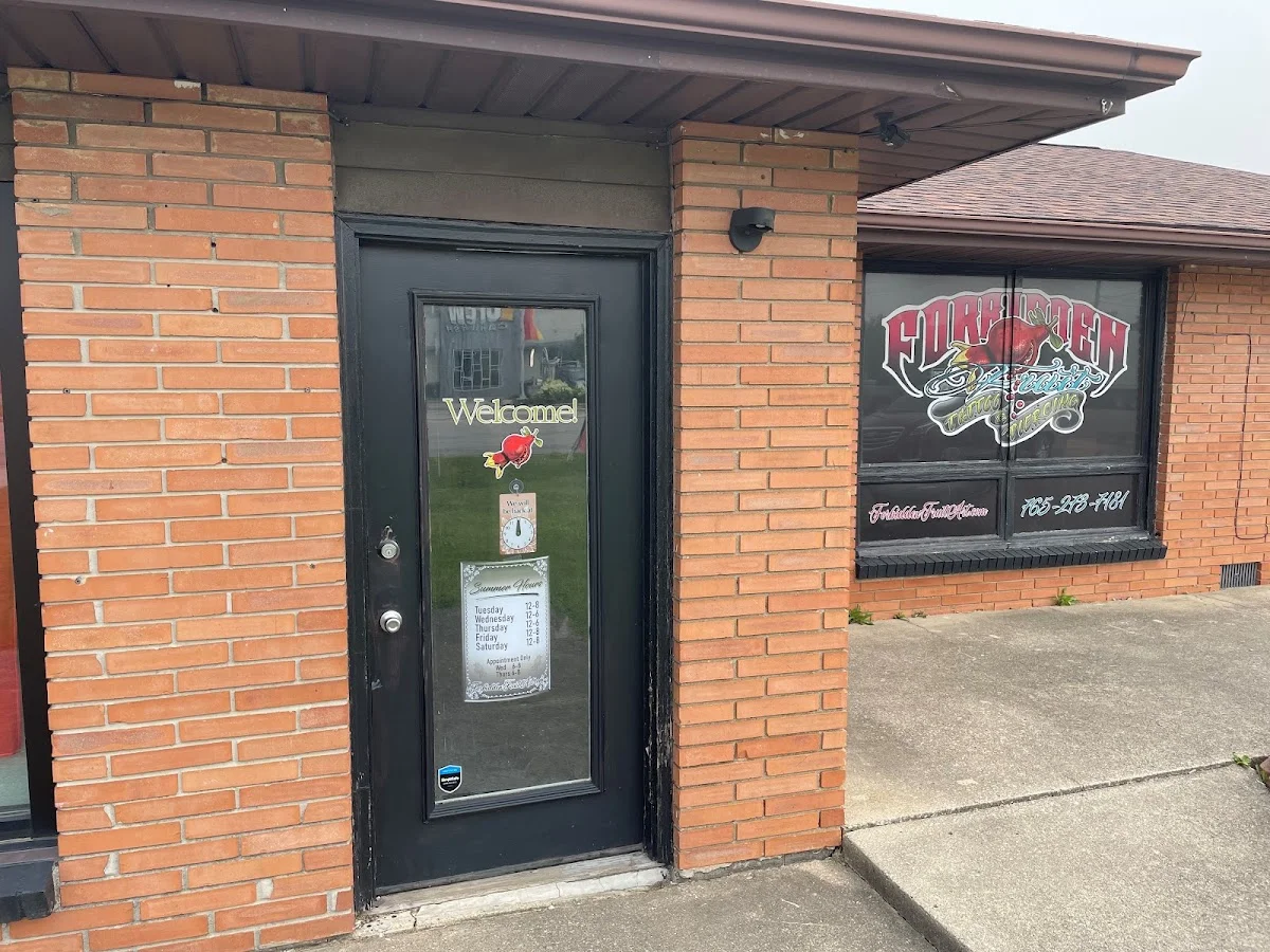 Forbidden Fruit Tattoo and Piercing tattoo shop in Muncie, IN