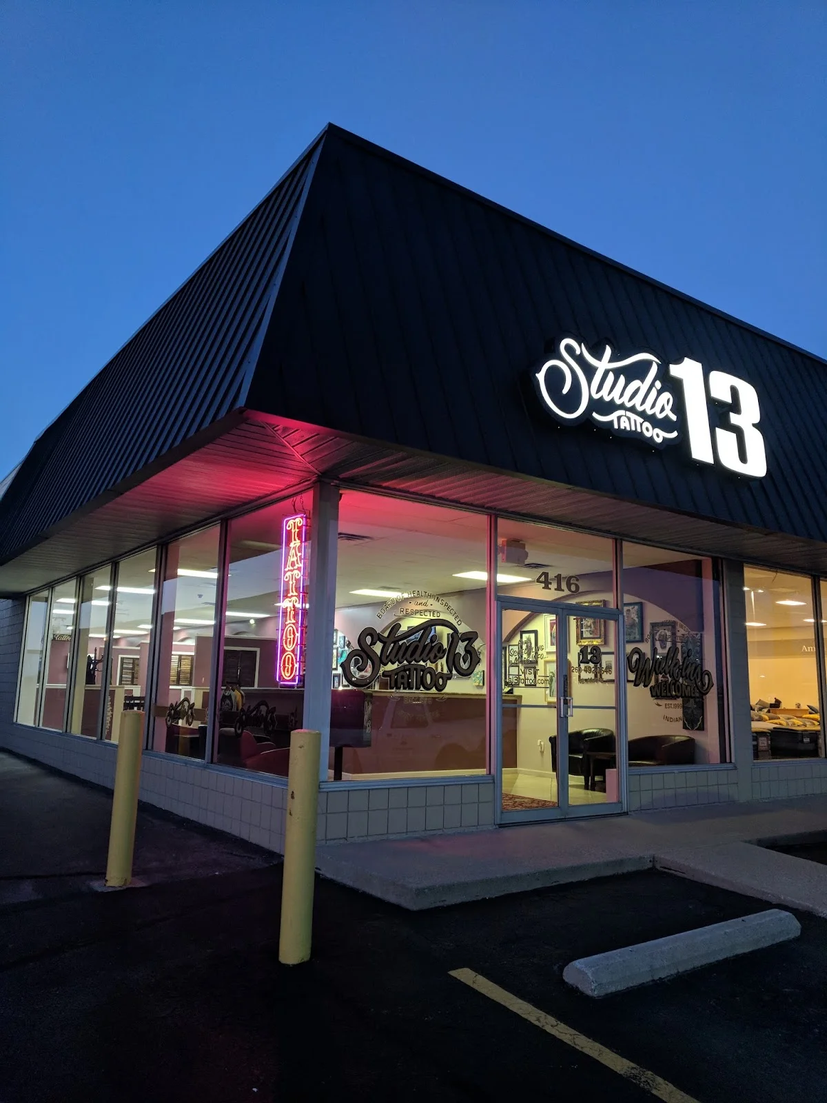 Studio 13 Tattoo tattoo shop in Fort Wayne, IN