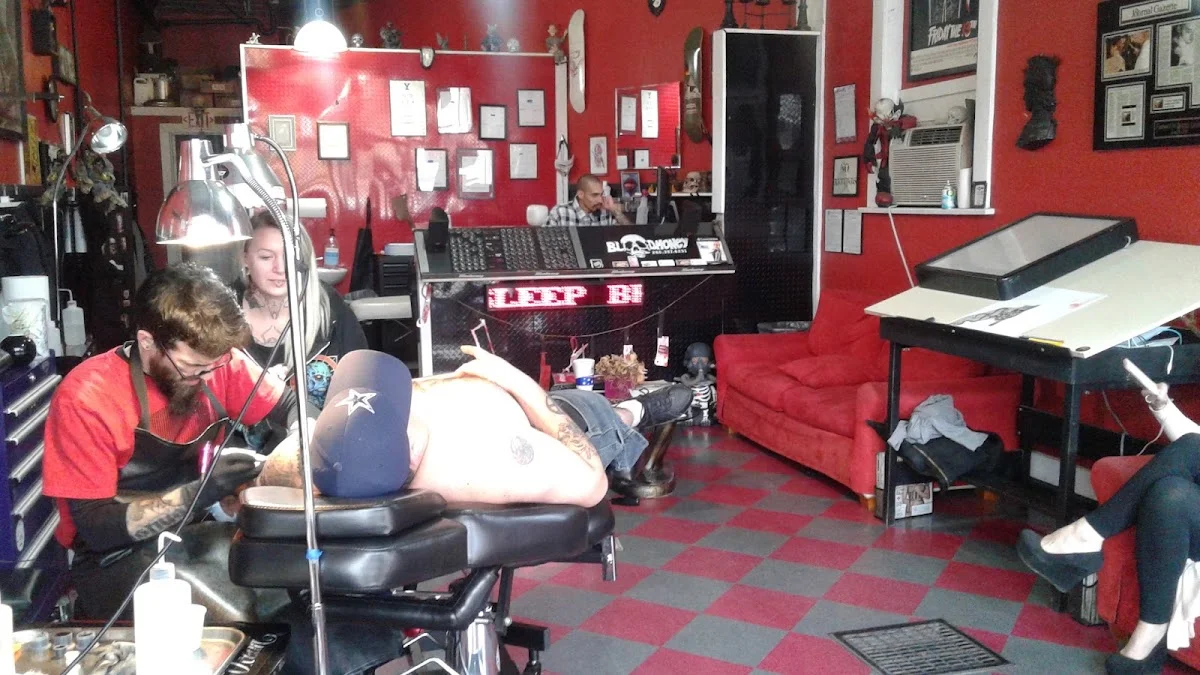 Bloodmoney Tattoo and body piercing tattoo shop in Fort Wayne, IN