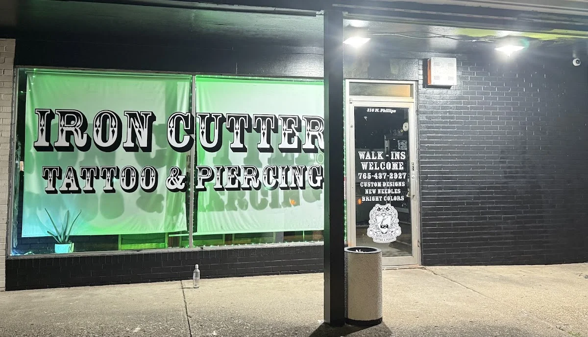 Iron Cutter Tattoo & Piercing tattoo shop in Kokomo, IN
