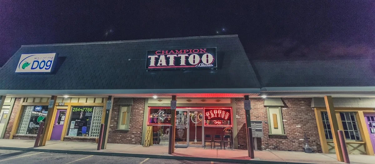 Champion Tattoo Studio tattoo shop in Olathe, KS