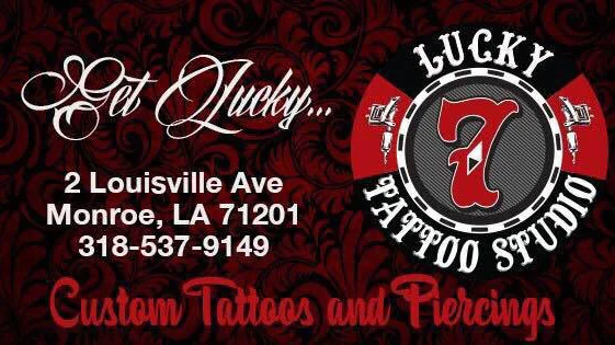 Lucky 7 tattoo studio tattoo shop in Monroe, LA