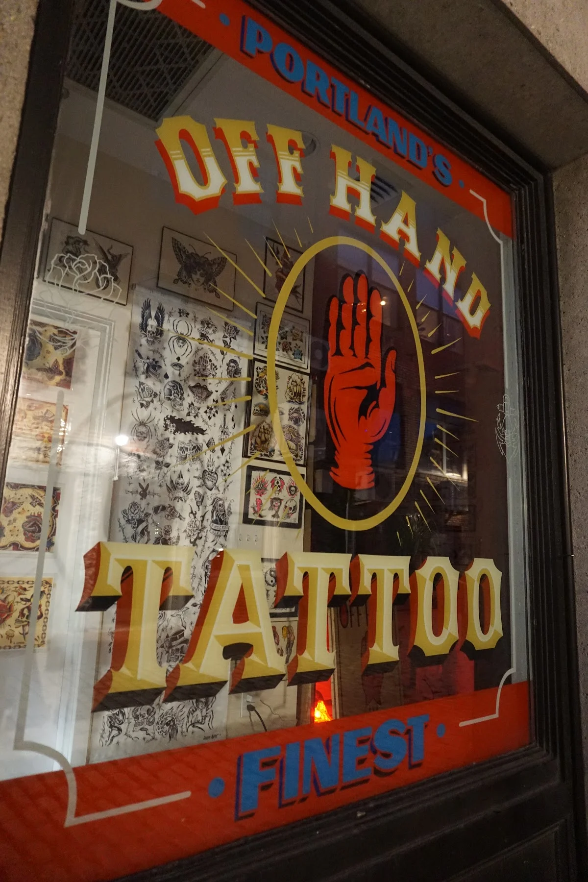 Off Hand Tattoo tattoo shop in Portland, ME