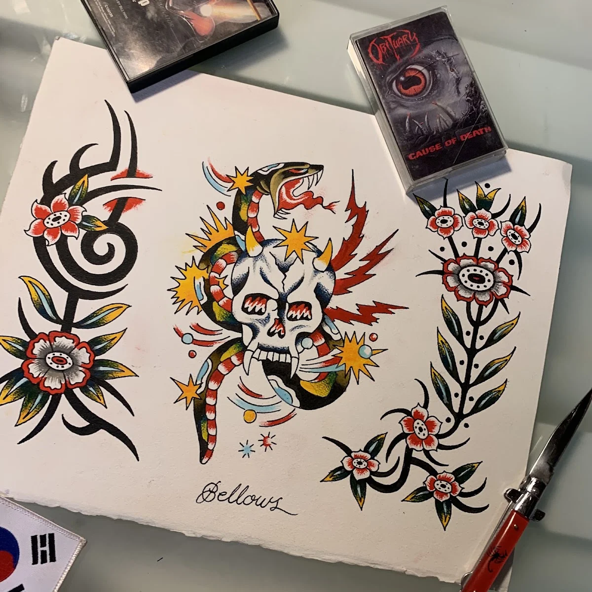 Bellows Tattooer tattoo shop in Portland, ME