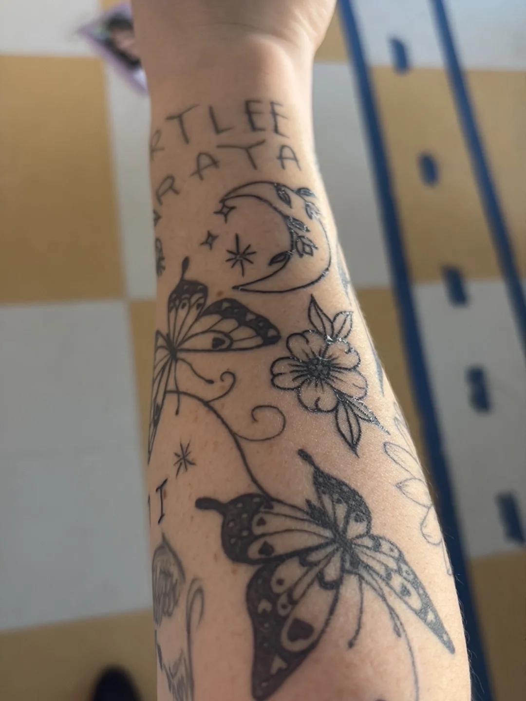 On a Tuesday Tattoo Company tattoo shop in Lewiston, ME