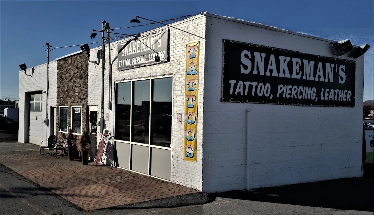 Snakeman's Tattoos, Piercings & Leather tattoo shop in Frederick, MD