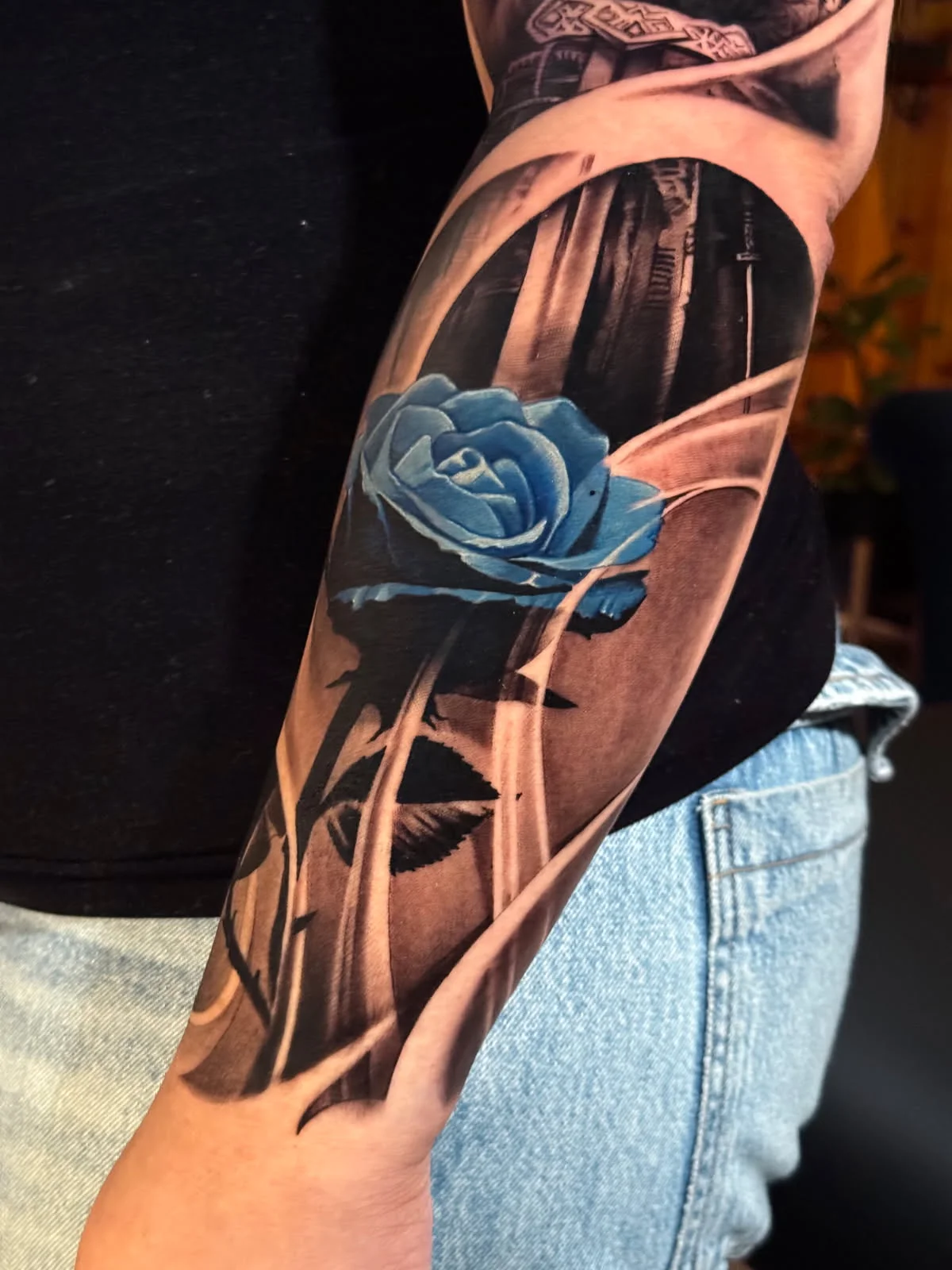 Front Tattoo — Maximiliano Valdez tattoo shop in Dundalk, MD