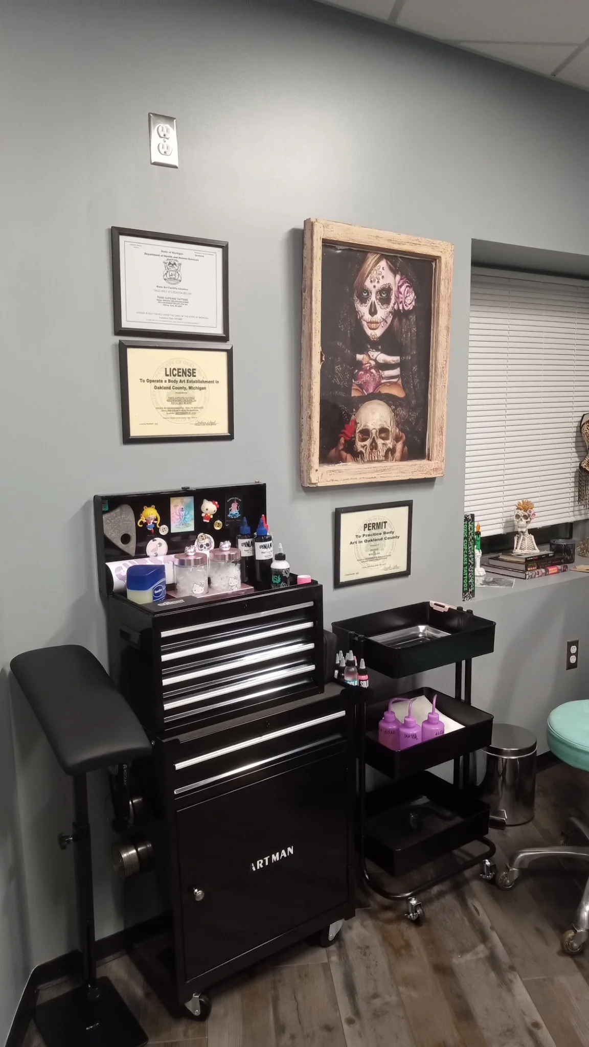 Toxic Cupcake Tattooz tattoo shop in Royal Oak, MI