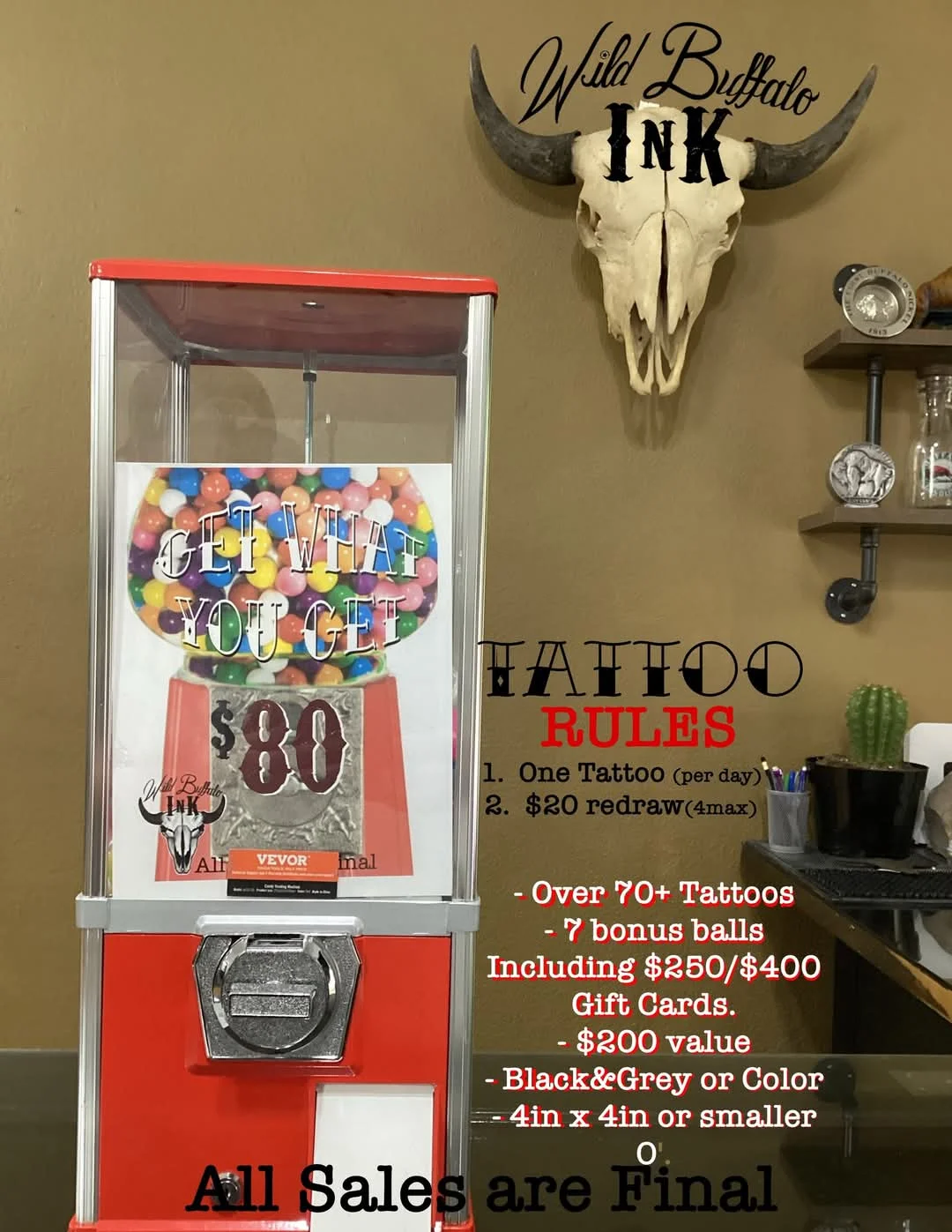 Wild Buffalo Ink tattoo shop in Battle Creek, MI