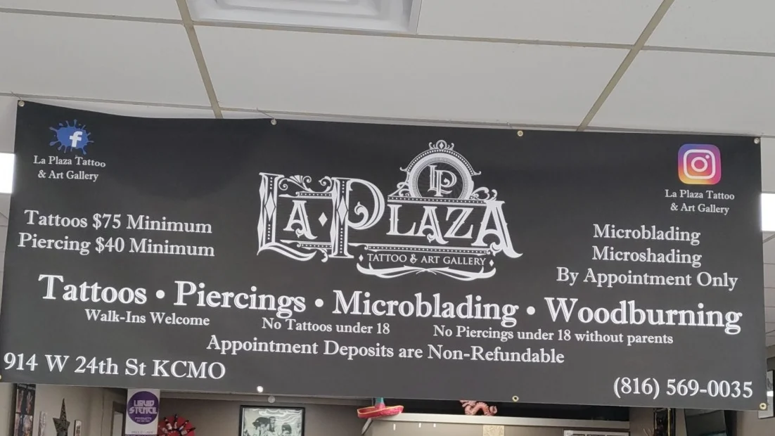 La plaza tattoo and art gallery tattoo shop in Kansas City, MO