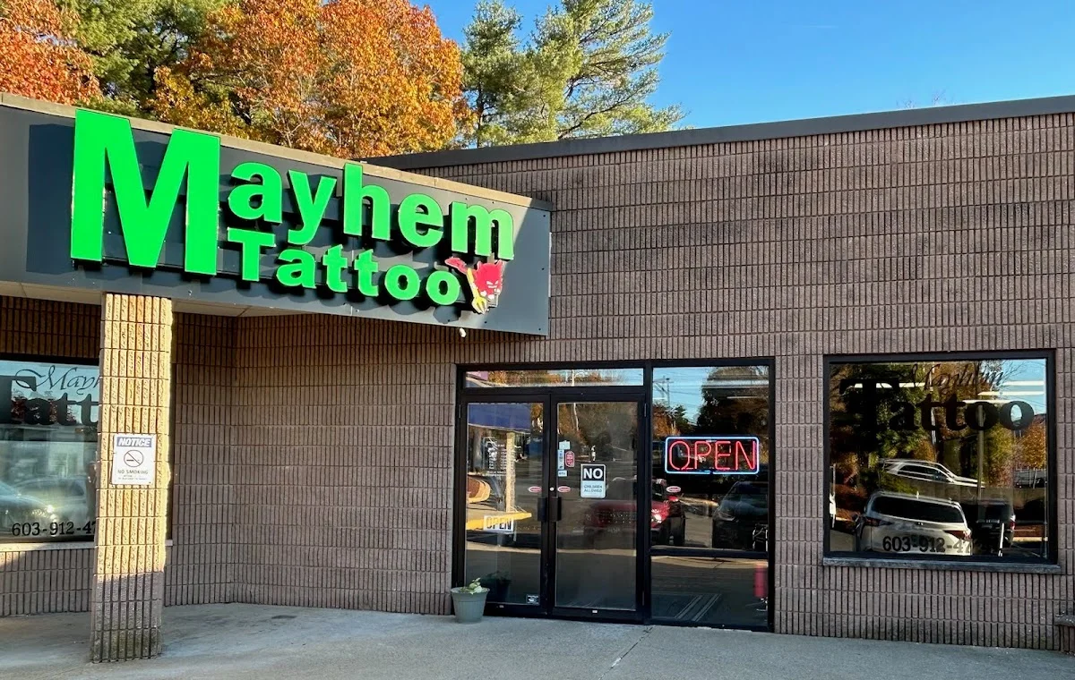 Mayhem Tattoo tattoo shop in Salem, NH