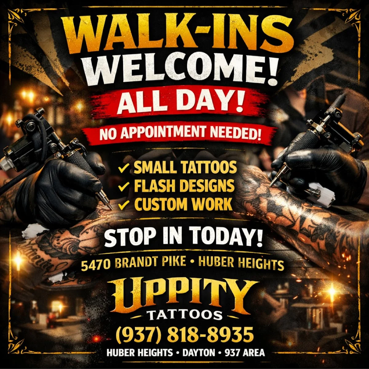 Uppity Tattoos tattoo shop in Dayton, OH