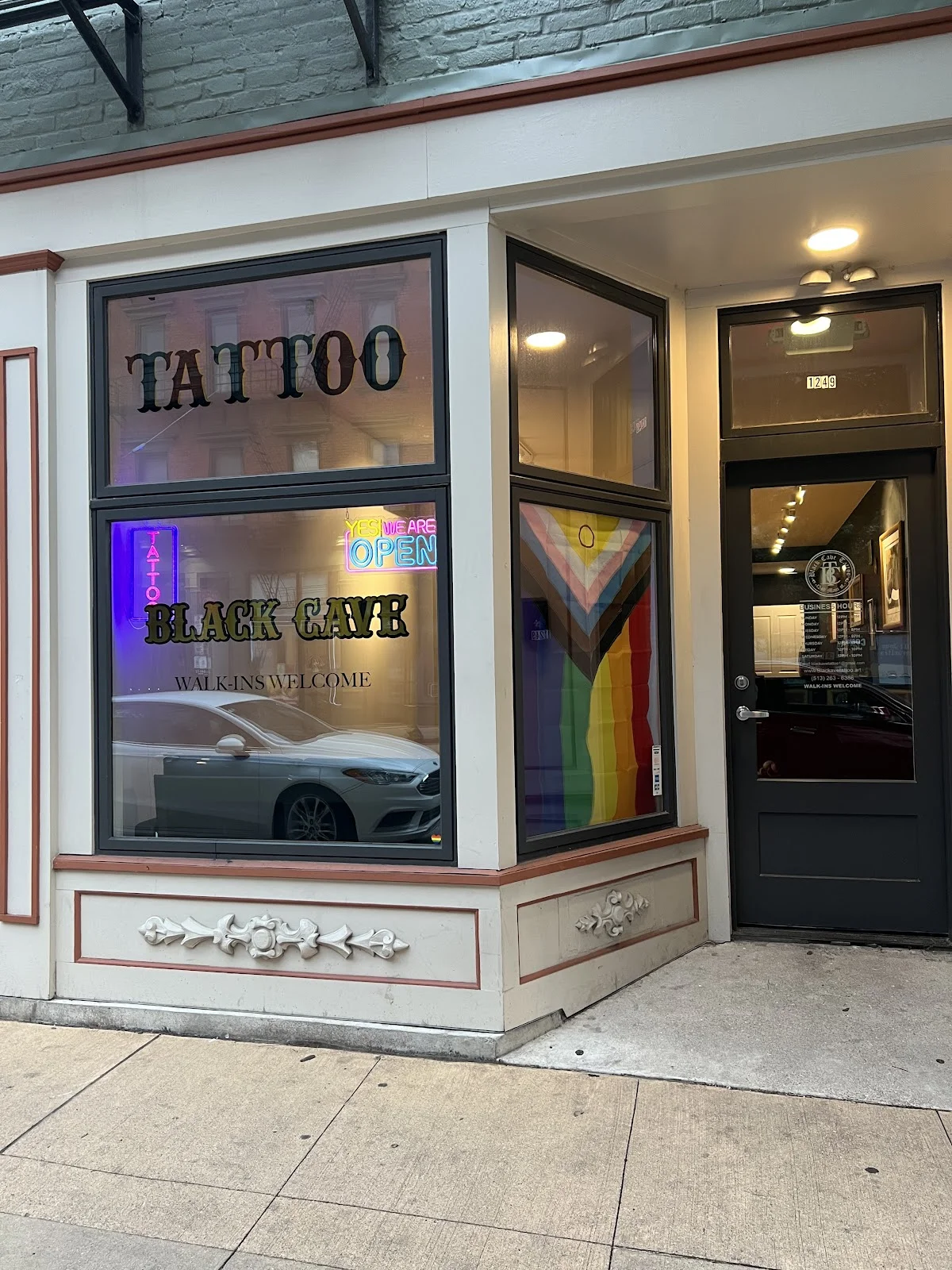 Black cave tattoo OTR tattoo shop in Cincinnati, OH