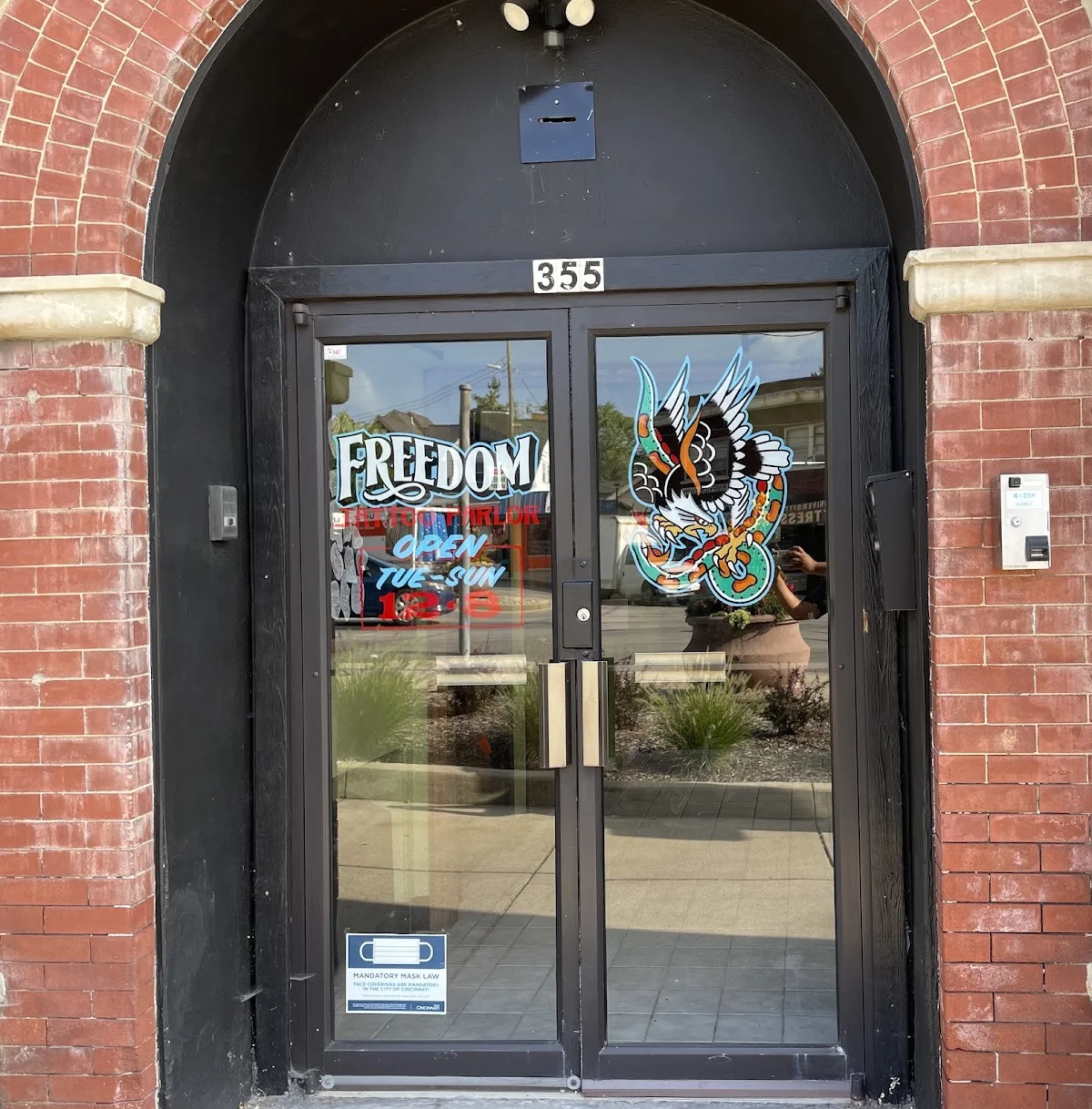 Freedom Tattoo Parlor tattoo shop in Cincinnati, OH