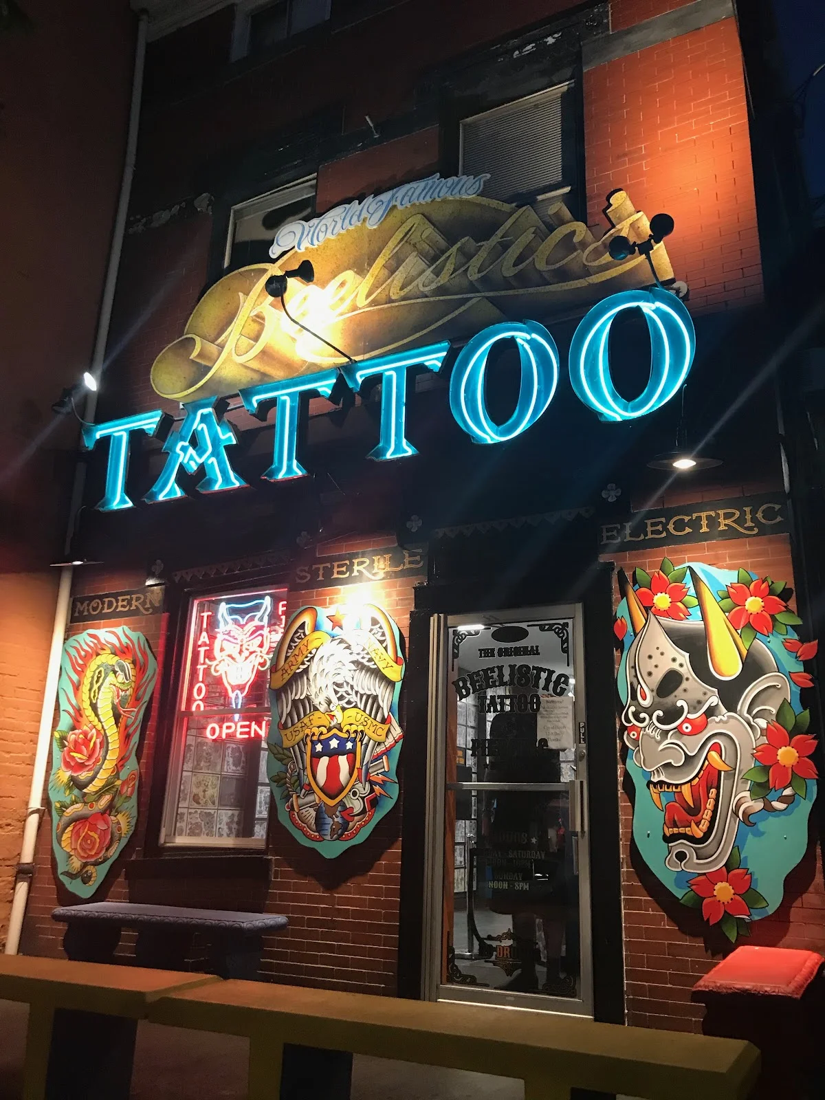 Beelistic Tattoo and Piercing tattoo shop in Cincinnati, OH