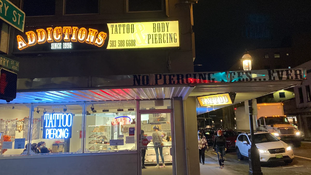 Addictions BodyArt Body Piercing & Tattoo tattoo shop in Salem, OR