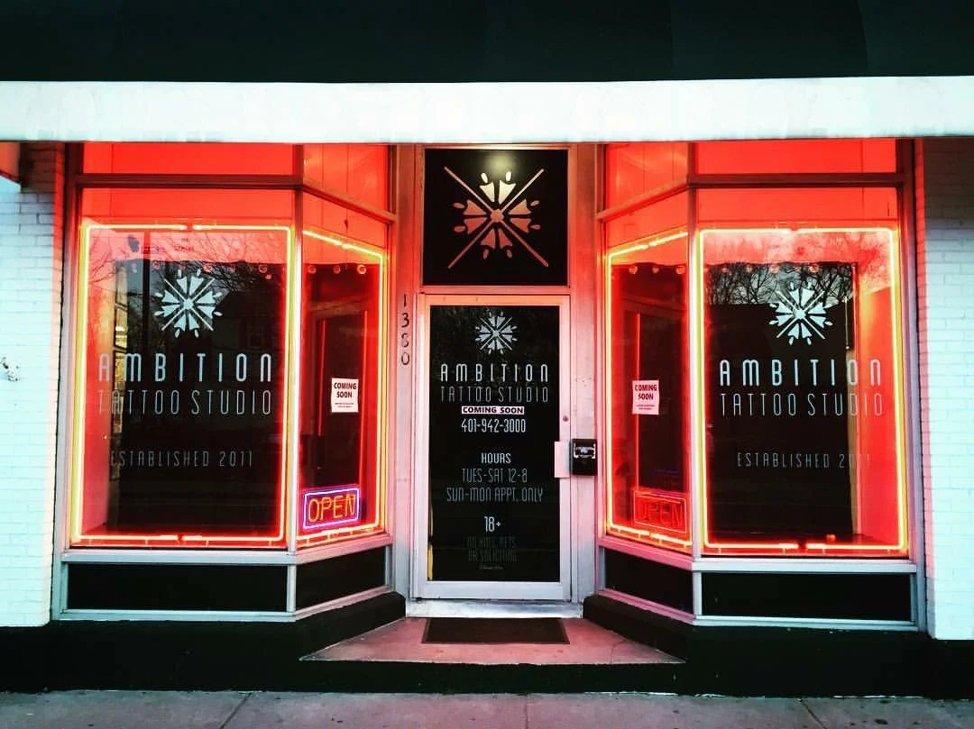 Ambition Tattoo Studio tattoo shop in Cranston, RI