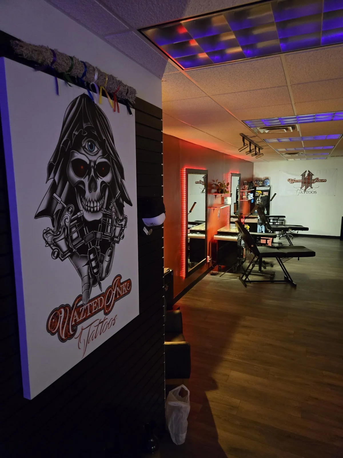 Wazted Ink LLC tattoo shop in Aberdeen, SD