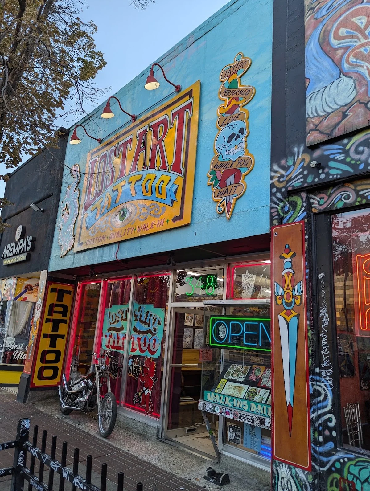 Lost Art Tattoo Downtown tattoo shop in Salt Lake City, UT