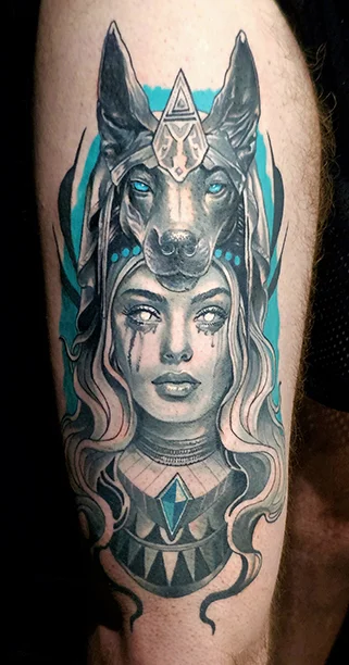 Varnished Anatomy Tattoo photo