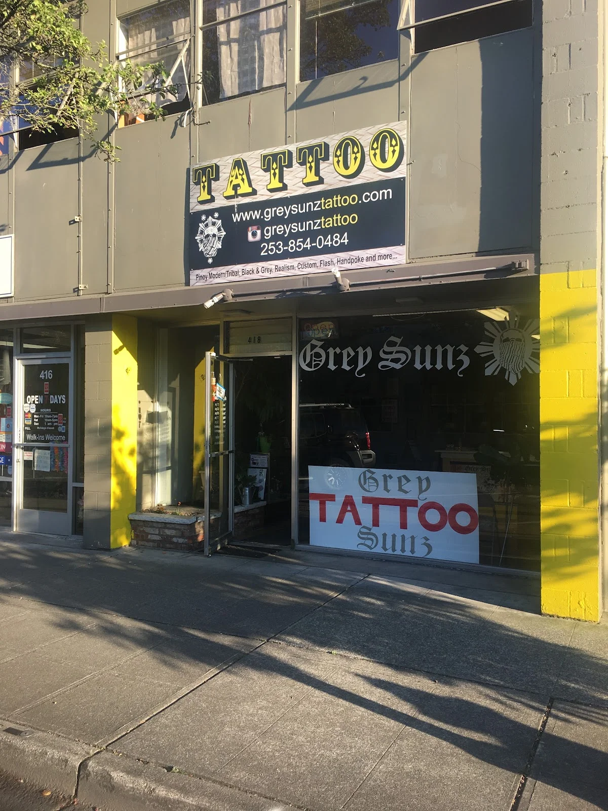 Grey Sunz Tattoo tattoo shop in Kent, WA