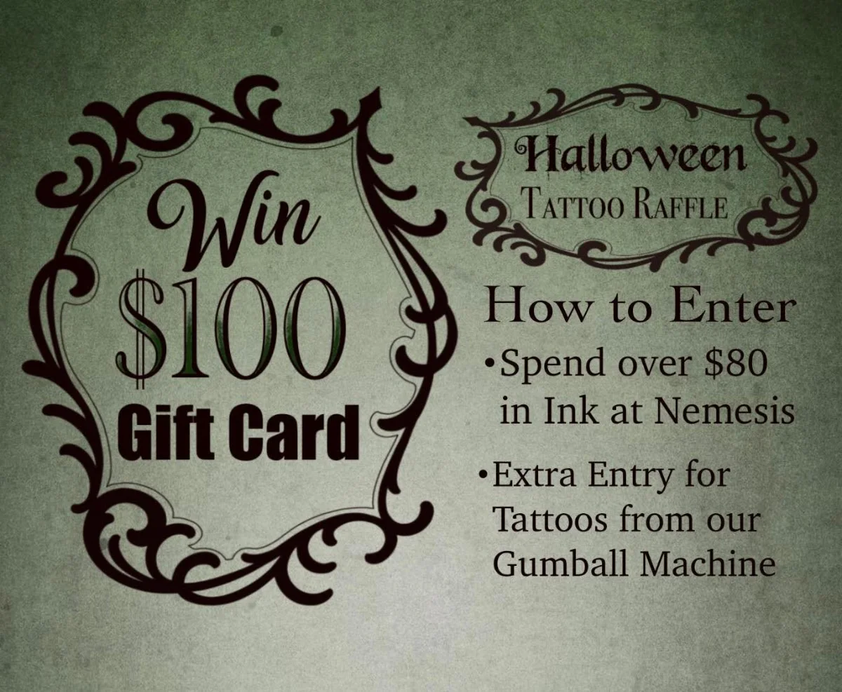 Nemesis Tattoo and Art Gallery tattoo shop in Charleston, WV