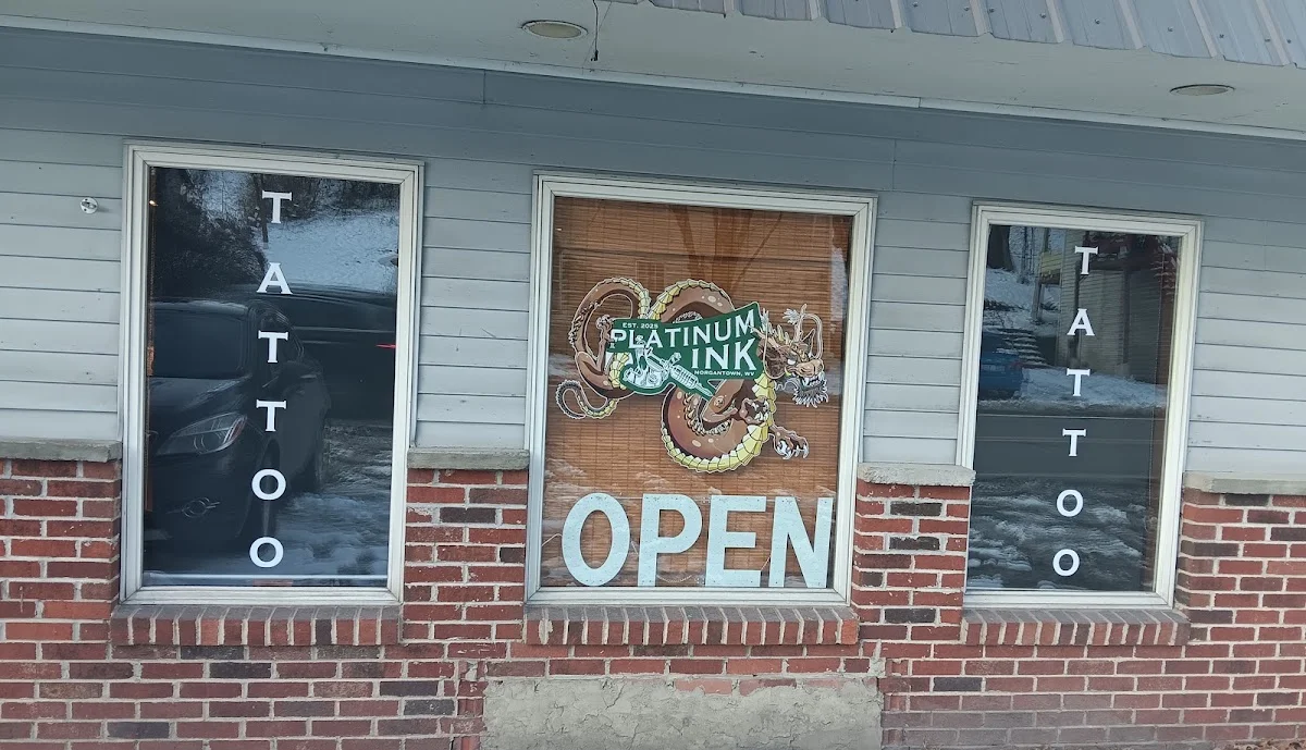 Platinum Ink tattoo shop in Morgantown, WV