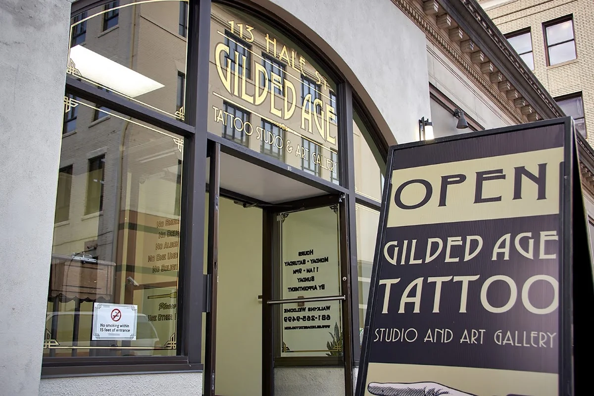 Gilded Age Tattoo Studio and Art Gallery tattoo shop in Charleston, WV